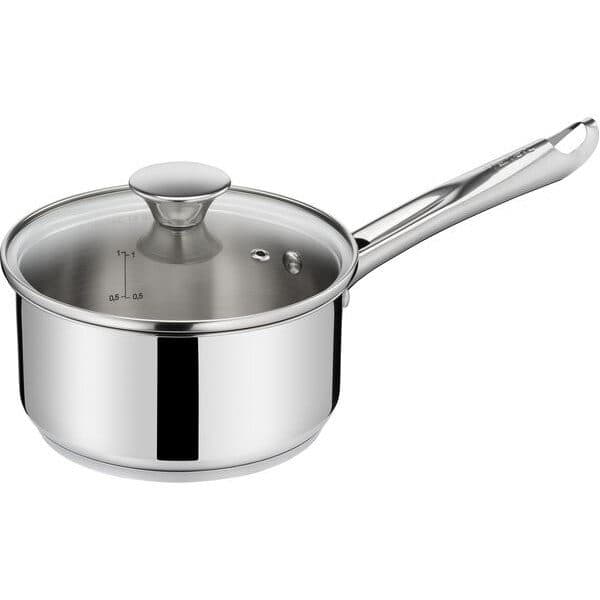 Tefal Elementary 5 Piece Stainless Steel Cookware Set, Induction Compatible