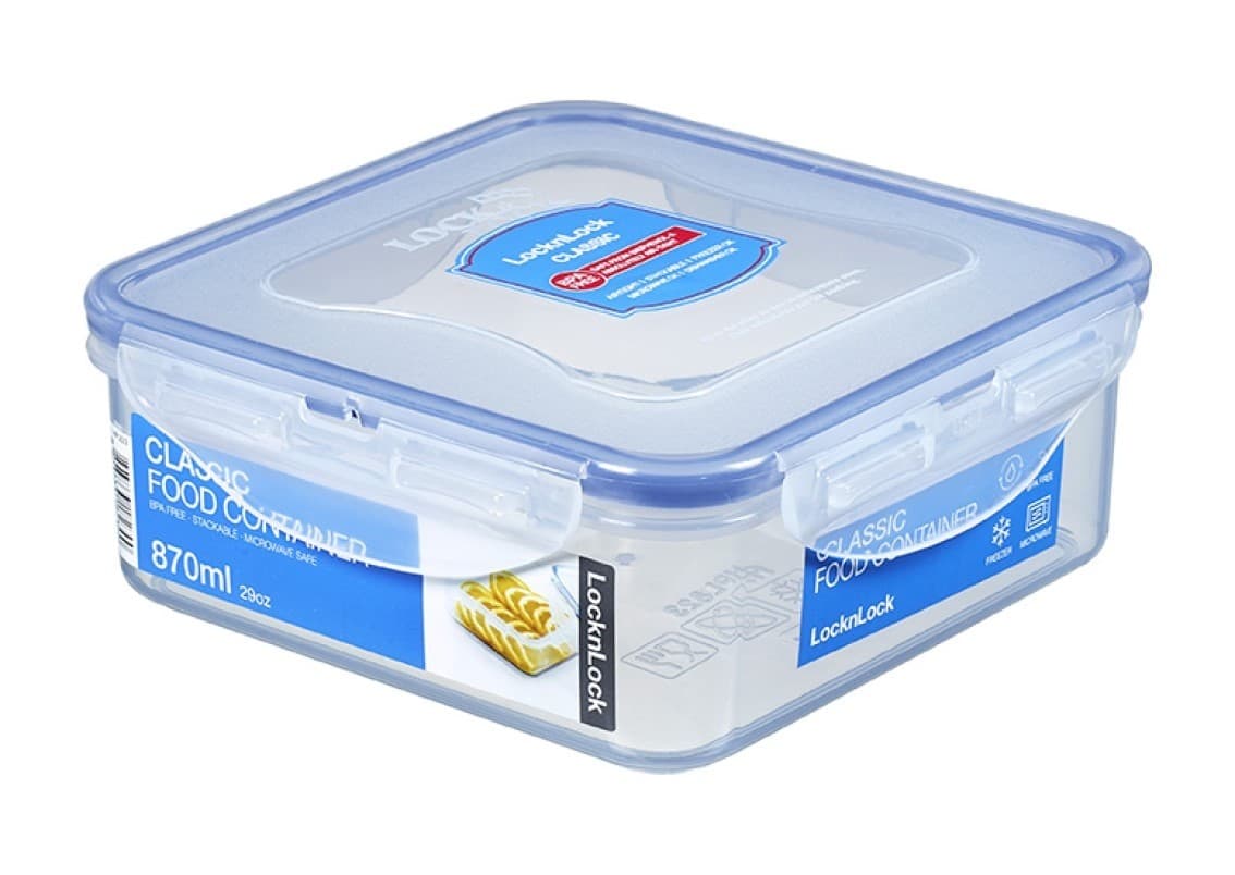 155X155X60MM SQUARE 870ML