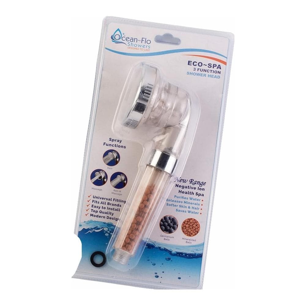 Ocean Flow Eco Spa 3 Function Shower Head Shd-2006)