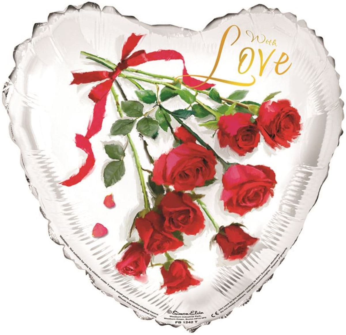 SE With Love Foil Balloons