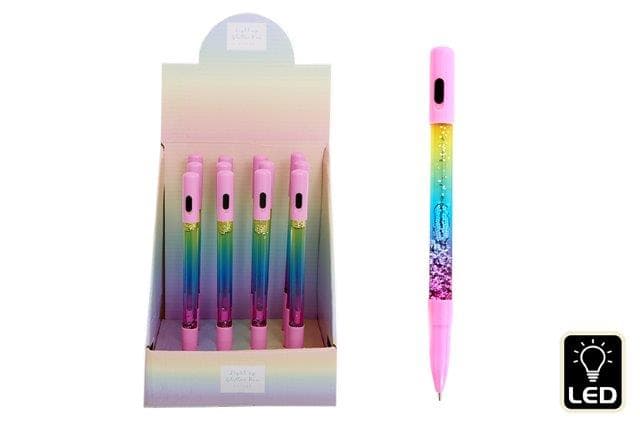 Sifcon Light Up Glitter Pen