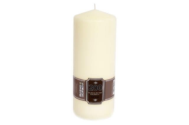 Sil Candle 25X10Cm Cream Pillar