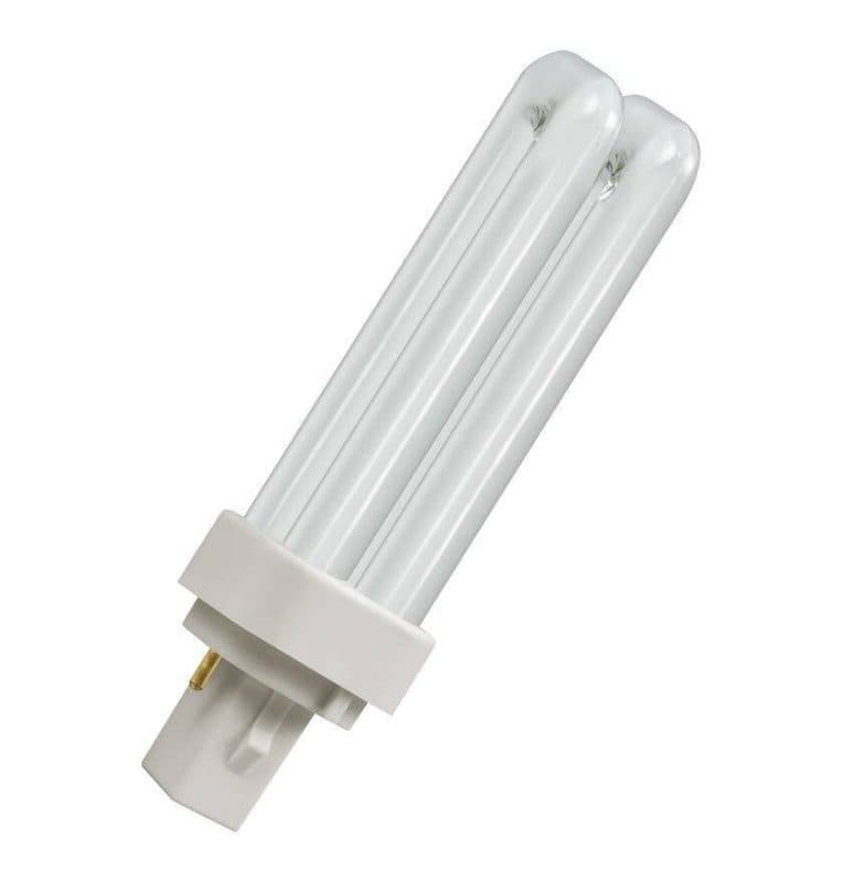 COMPACT FLUORESCENT BLD D TYPE 10W 2PIN LAMPS