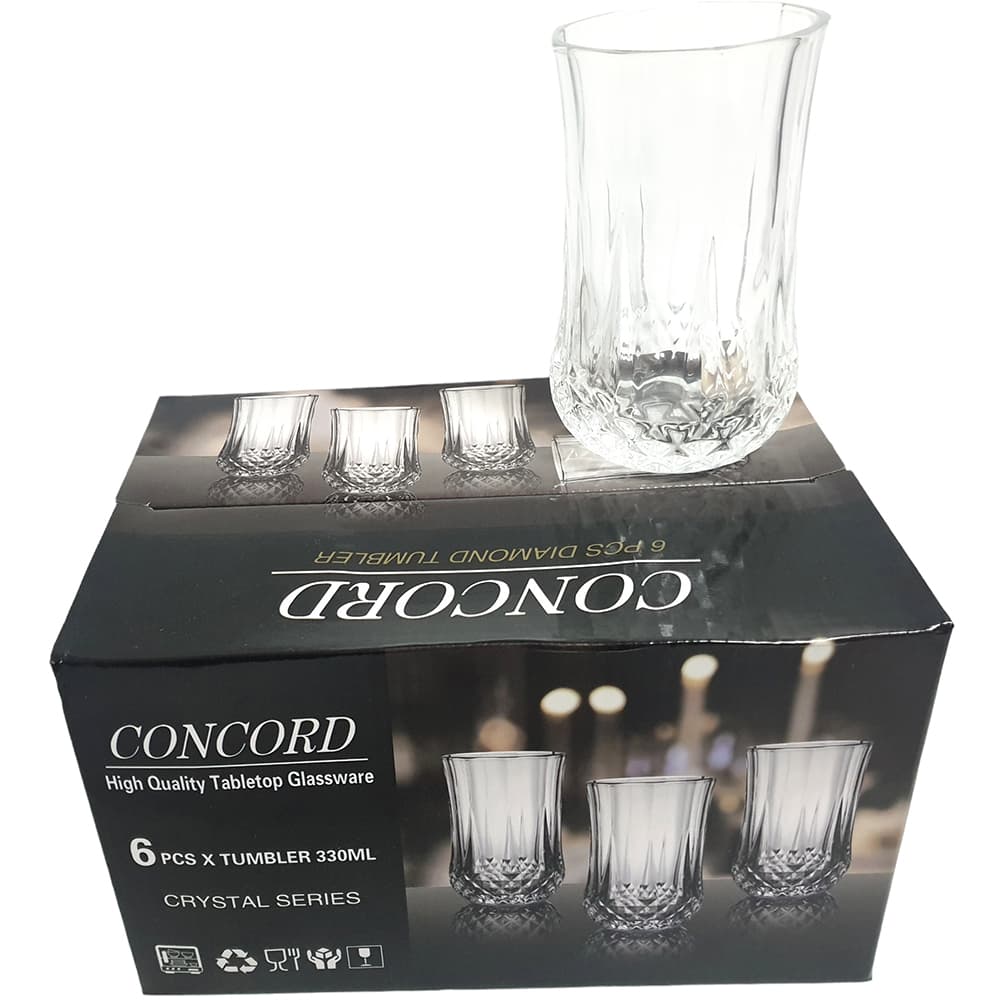 SOV concord Glass Large Pk6 330 Ml