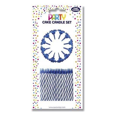 CAKE CANDLE SET BLUE