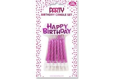 PINK MET CAKE CANDLE SET