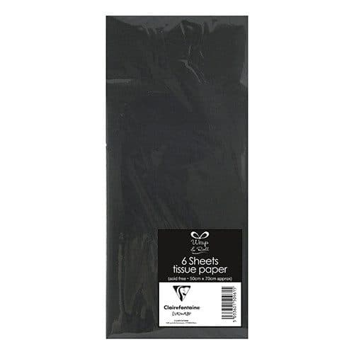 6 SHEET TISSUE PPR BLACK