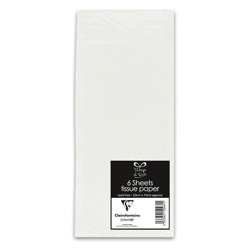 6 SHEET TISSUE PPR WHITE