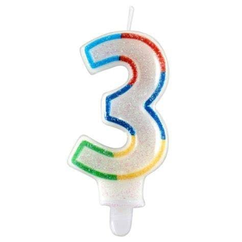 3RD BIRTHDAY CANDLE
