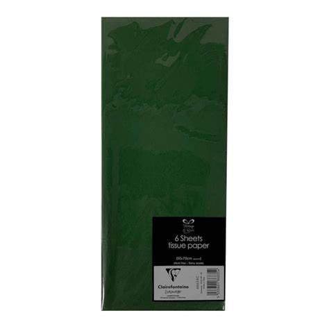 6 SHEET TISSUE DARK GREEN