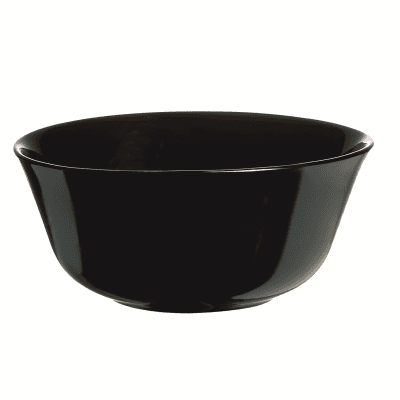 TEMPERED CARINE BOWL 12 BLACK