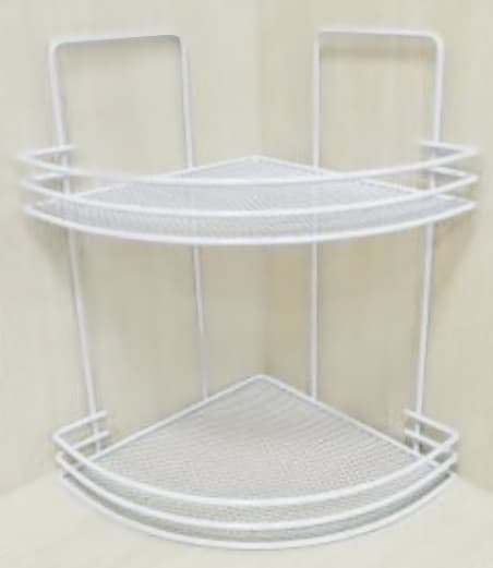Bagno Chrome 2 Tier Bath Shelf