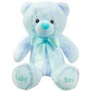 8" /20CM SITTING BABY BOY BLUE BEAR