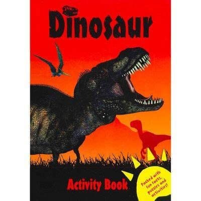 Dinosaur Activity Book RED