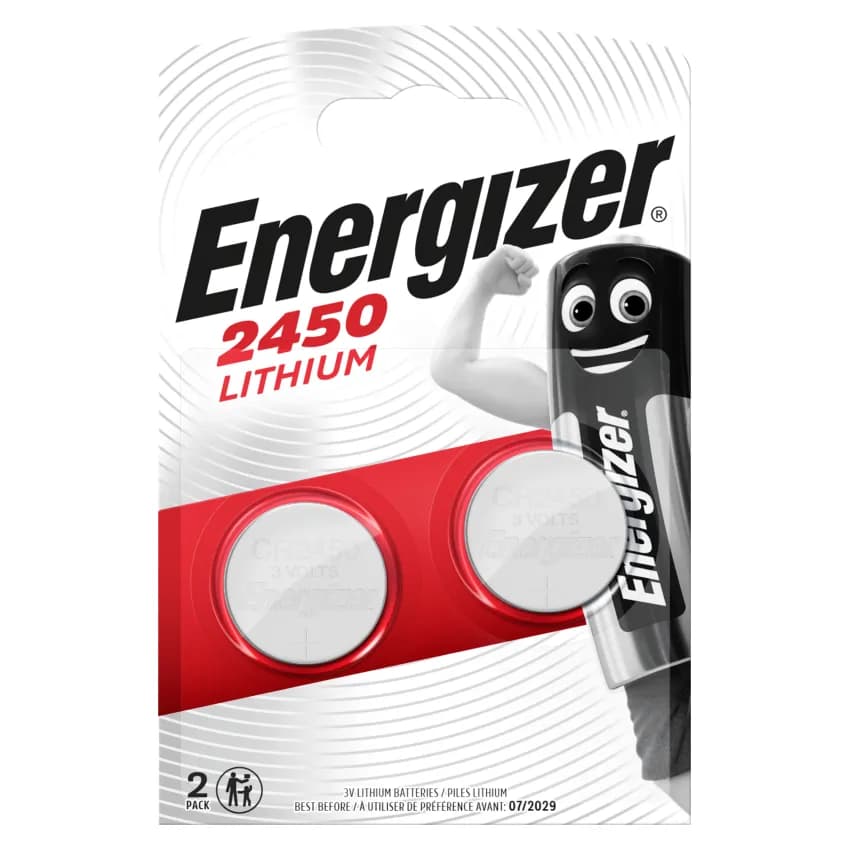 Energizer E300830703 CR2450 2pk Lithium Battery