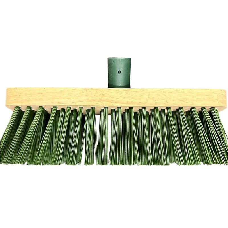 12" STIFF GREEN PVC BROOM HEAD 290 (P/S 23mm)