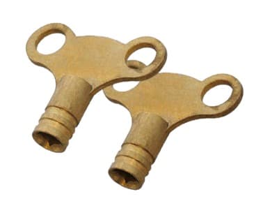 Am-tech 2pcs BRASS RADIATOR KEY SET