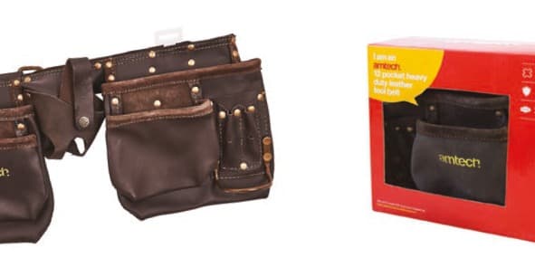 Am-tech 12 POCKET HEAVY DUTY LEATHER TOOL BELT