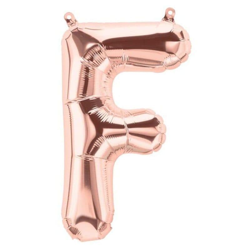 S/Shape:Letter F Rose Gold