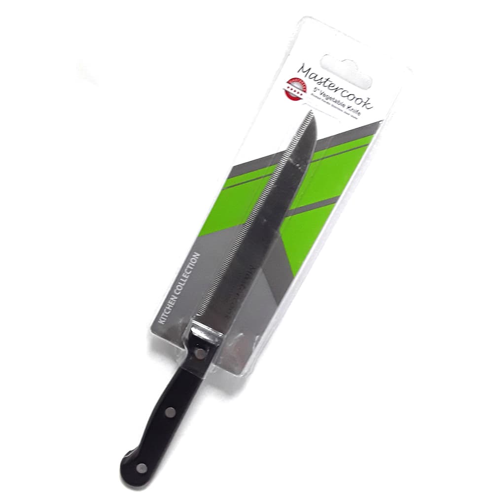 SOV Knives 5" Serated Knife Black Handle