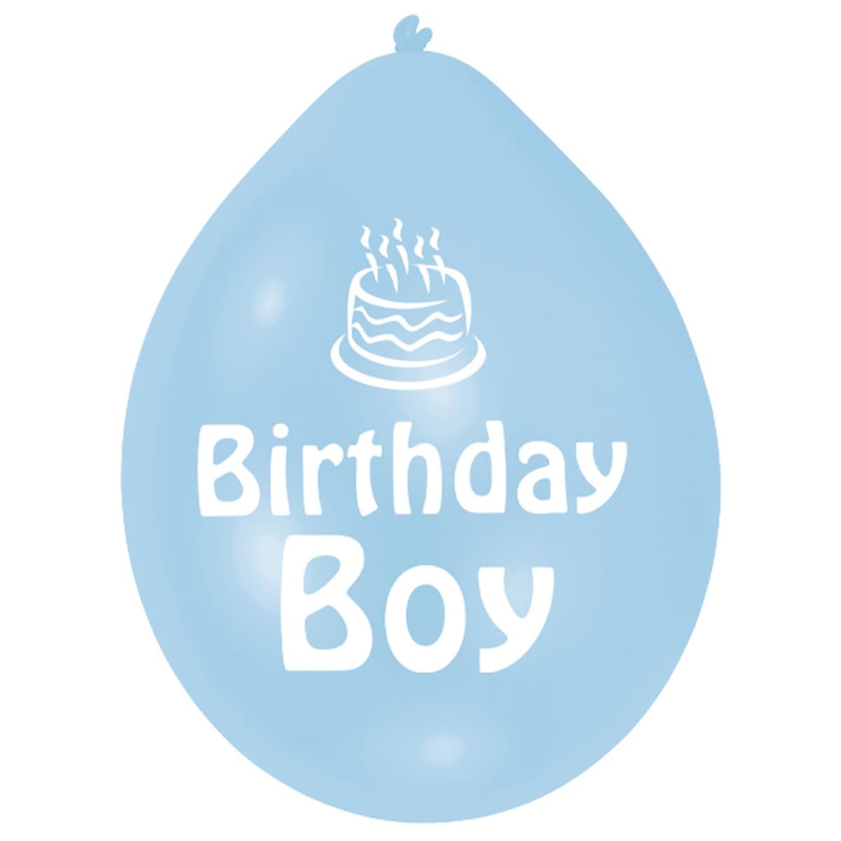 Balloon pk10 22cm Bday Boy