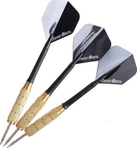 Dart set 3pcs D3x14cm PP/ST