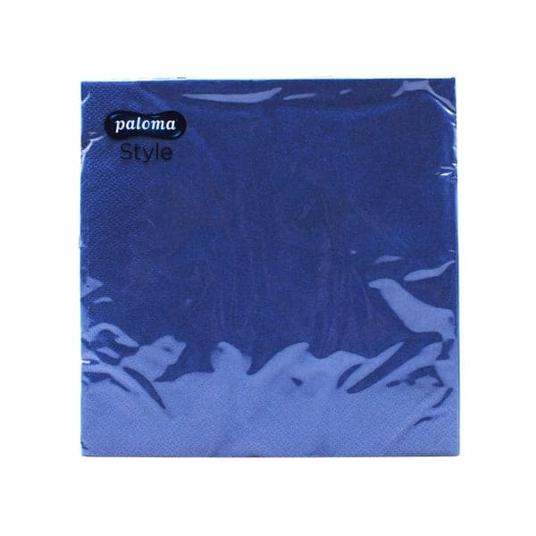 2ply MARINE BL Tissue Q 40cm x 40cm Pk50 Napkins(NPT10IV/10)