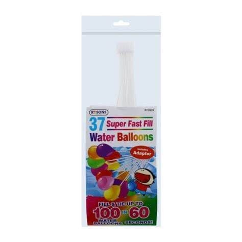 DGI 37 PCS Water Balloons + Adaptor