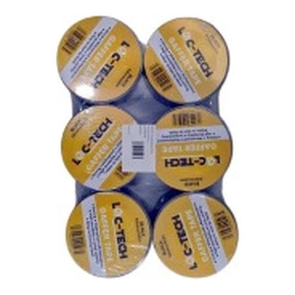 Loc-tech 50MMX50m Gaffer Tape-silver (6pc)