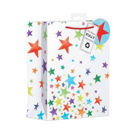 Gift Bag Brights Stars,med Pk6