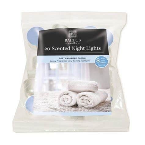 20 Pack Night Light scented Cashmere Cotton