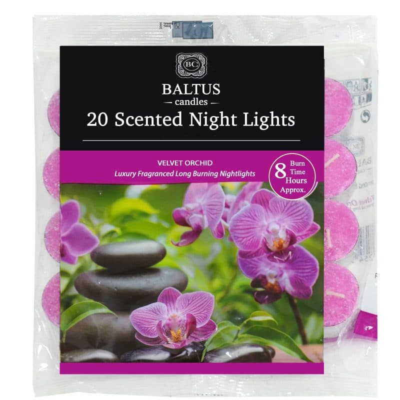 20 Pack Night Light scented Velvet Orchid
