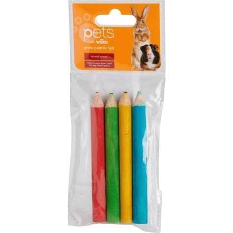 WL Small Animal Gnaw Pencils 4 Pack