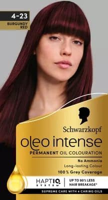 Schwarzkopf Oleo Intense Permanent Hair Colour 4-23 Burgundy Red