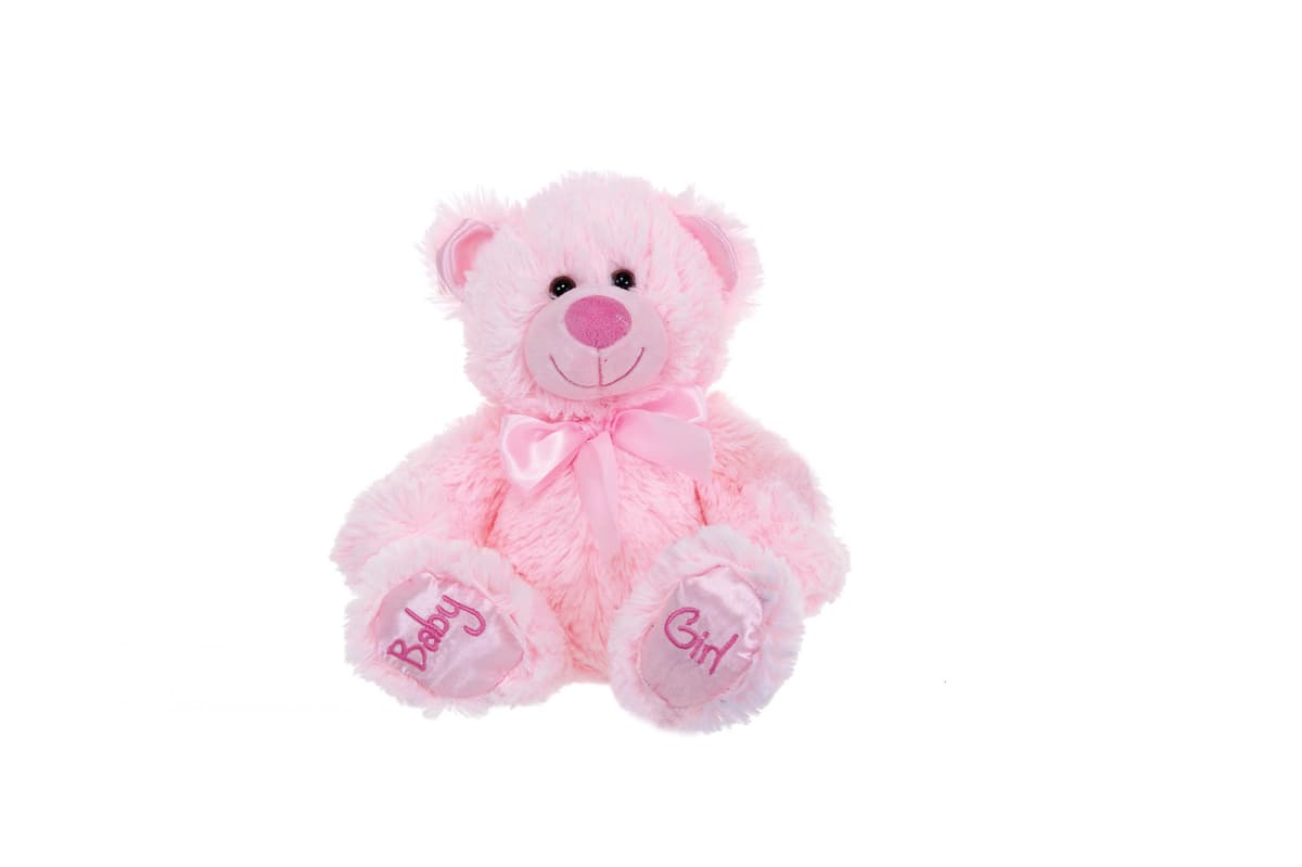 11"/28CM SITTING BABT GIRL BEAR