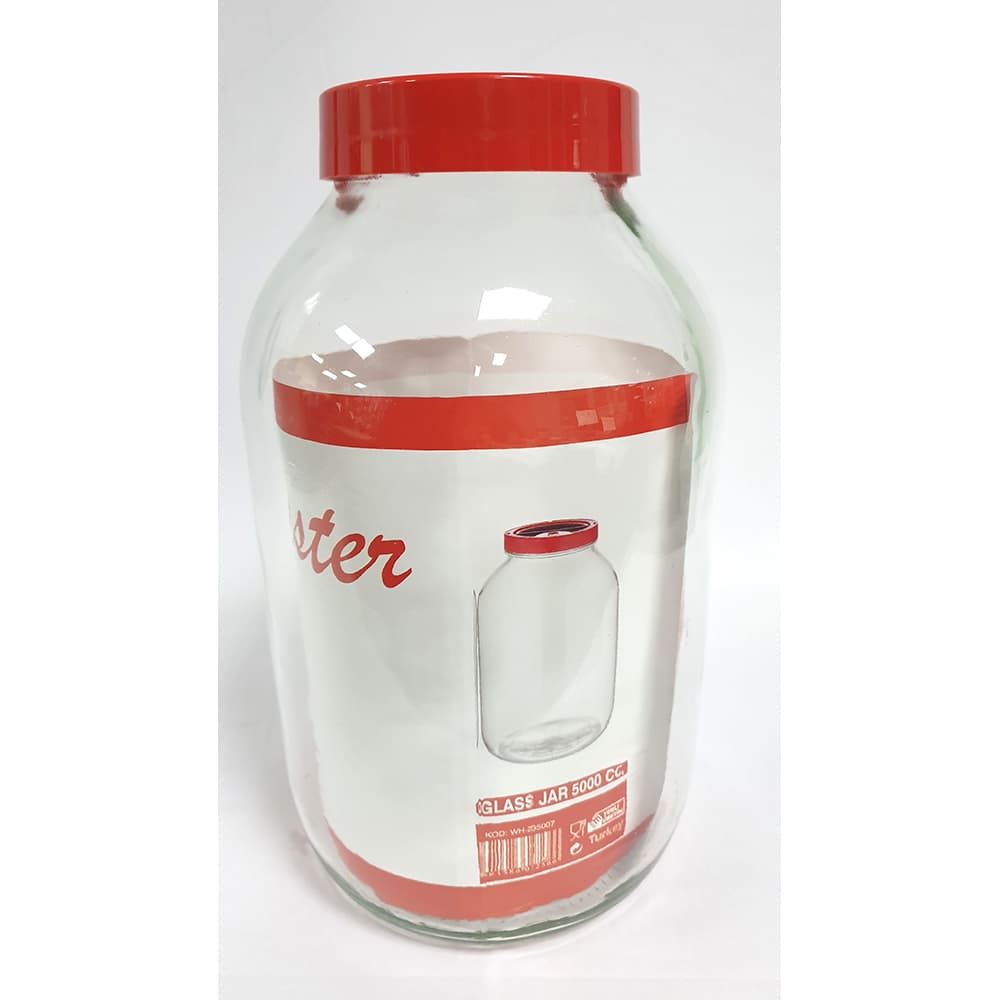 JAR GLASS 5000CC