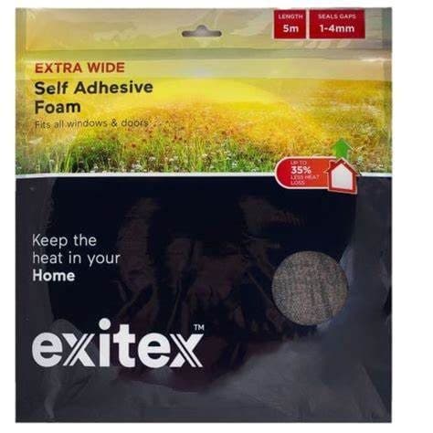 Self Adhesive Foam 5mtx6mm Wide Grey