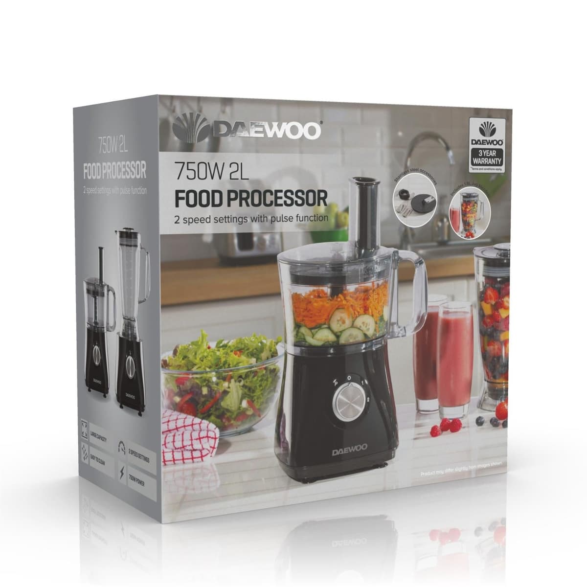 Daewoo 750W Food Processor