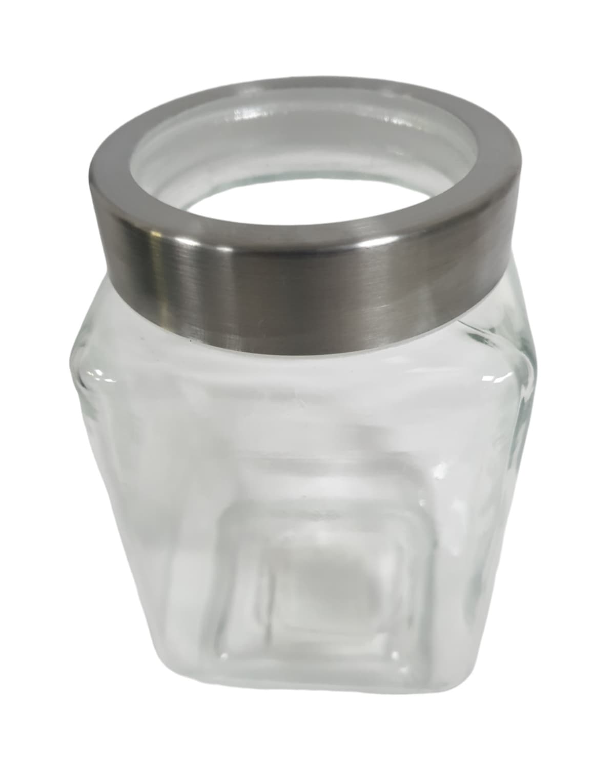 SOV Jar Square Glass See Through Lid 800ml