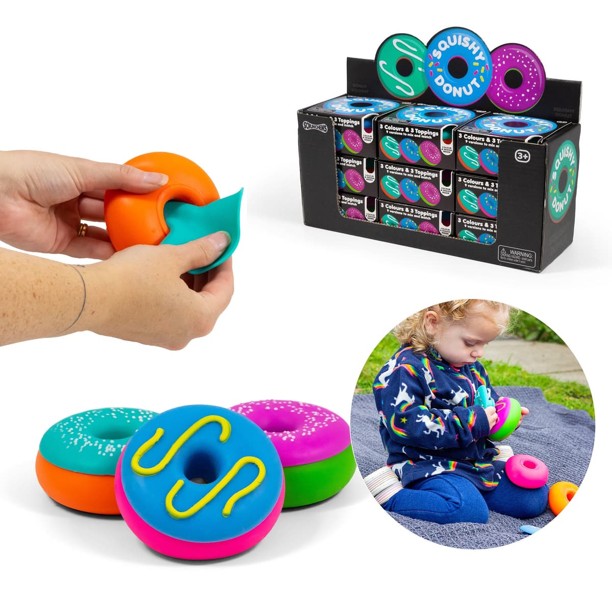 SCRUNCHEMS DONUT SQUISHY