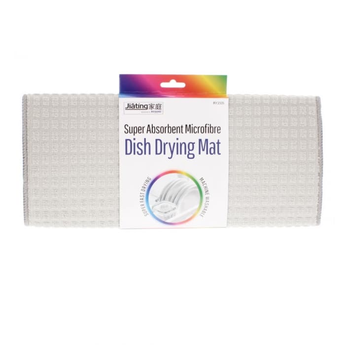 Dish Drying Mat in 3 Asst Colours