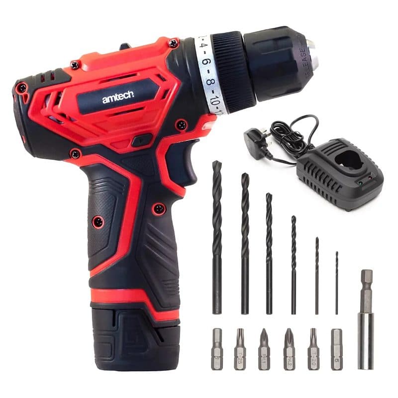 Am-Tech 12V 2Ah Li-ion Cordless Drill Driver