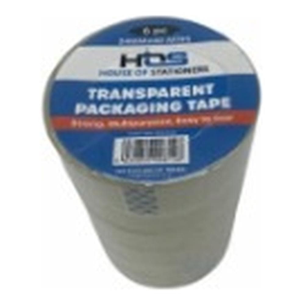 HOS Clear Packaging Tape 24mmx40m(6pc)