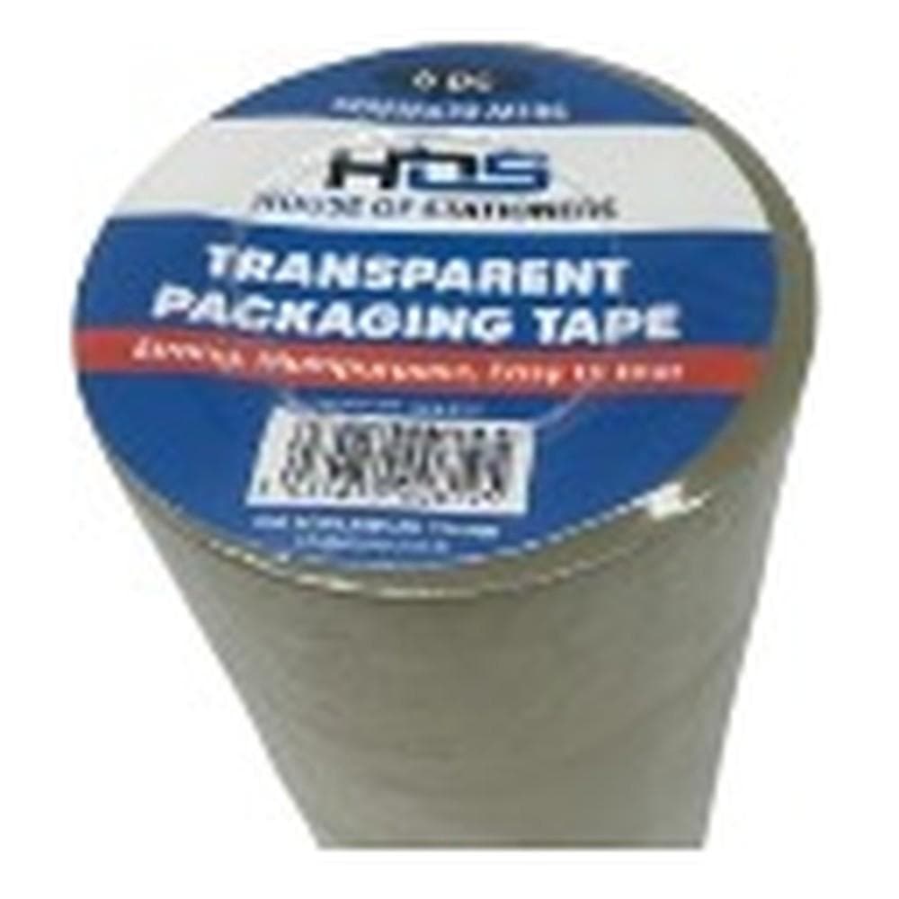 HOS 6pk 50mmx70m Clear Packaging Tape