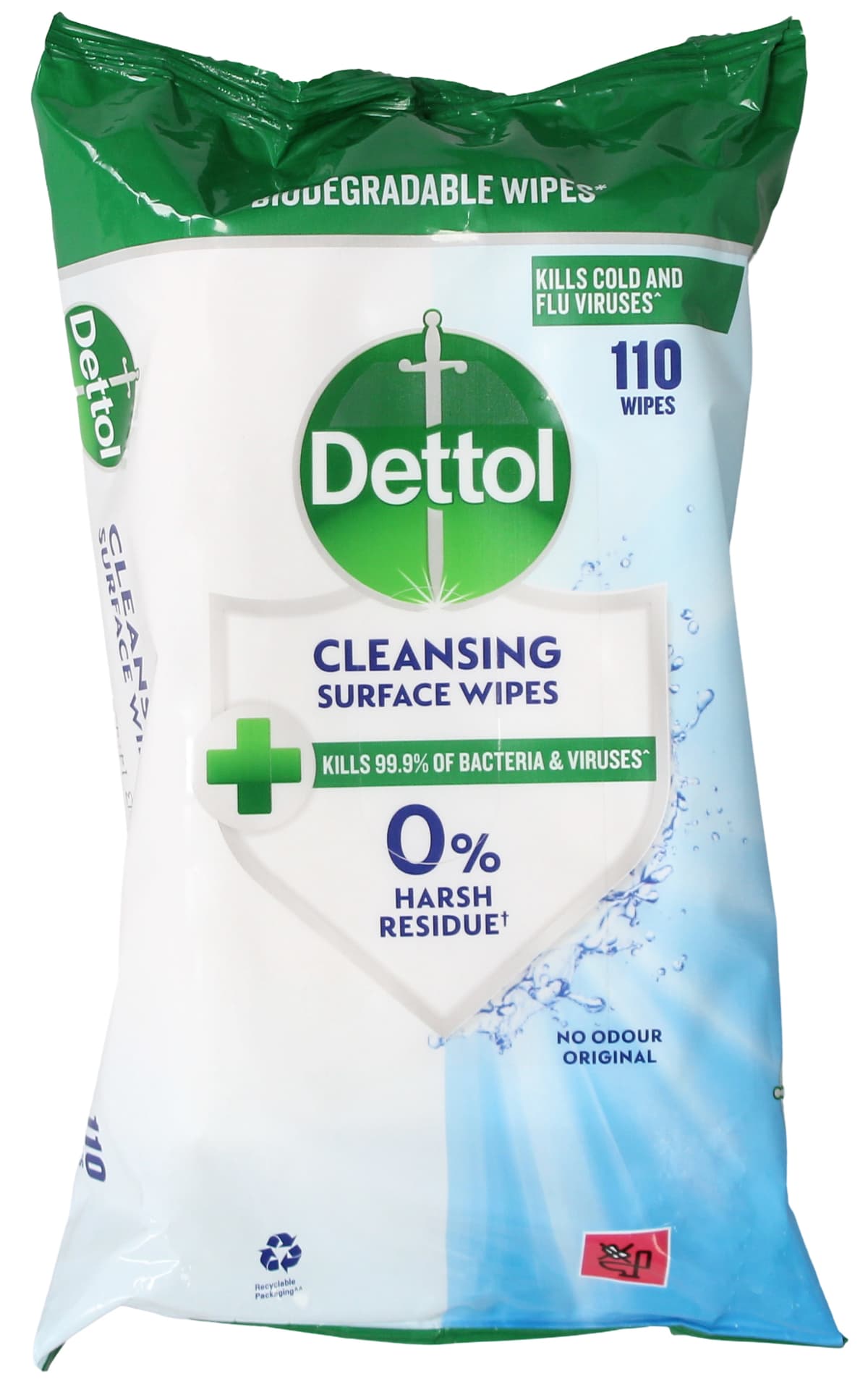 Dettol Cleanse Surface Wipes 110's