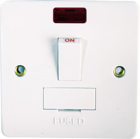 Powerplus Switch Fused Spur With neon
