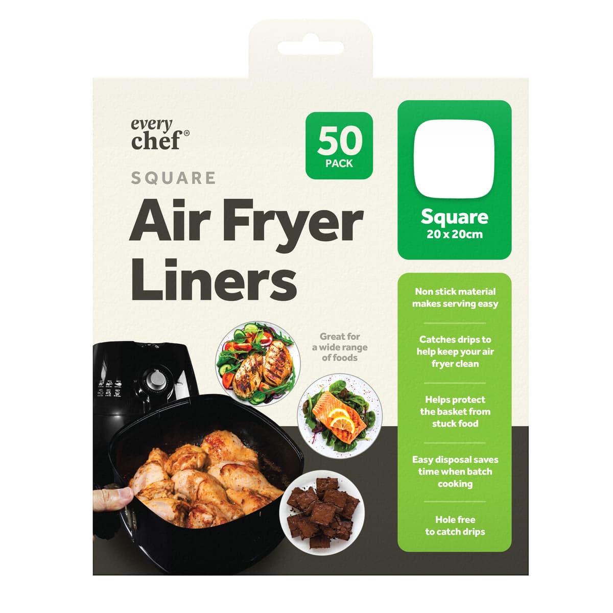 OTL Air Fryer Sheet square 50pk