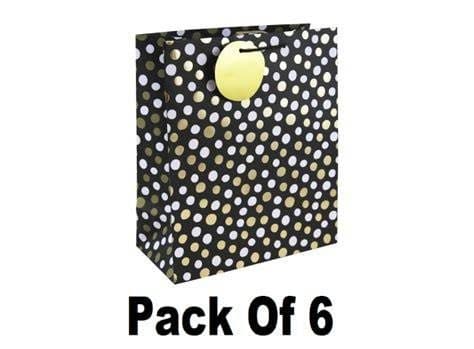 Mono Dots Black Large Bag