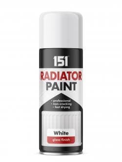 151 White Radiator Spray Paint 400ml