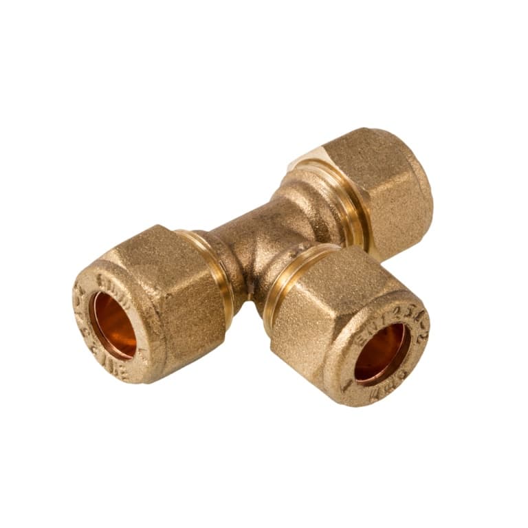 Securplumb Compression Elbow Tee 15mm